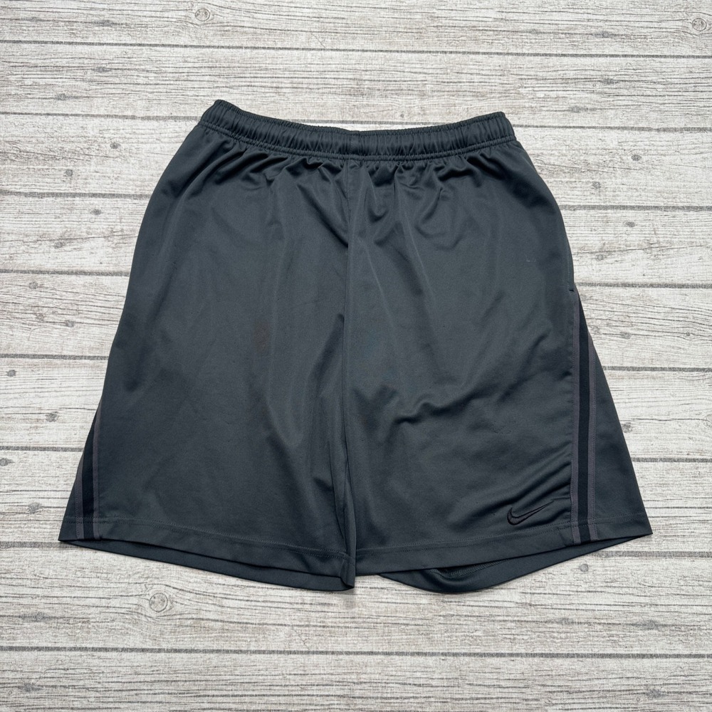 Nike Athletic Shorts Men's Medium Black Swoosh Activewear Running Training Gym